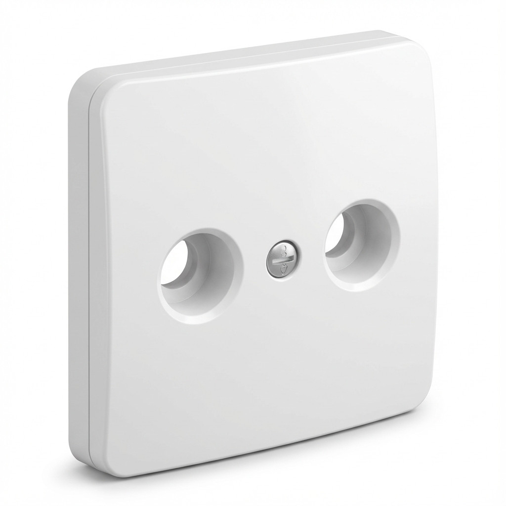 BUSCH JAEGER Reflex SI - Zentralscheibe Antenne 2-fach - UP *alpinweiss*