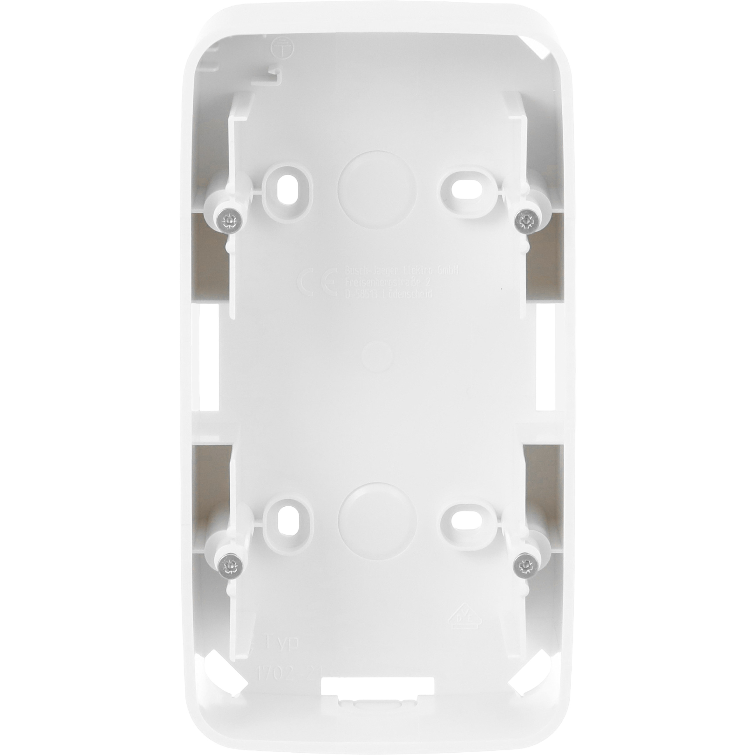 BUSCH JAEGER Reflex SI - Gehäuse 2-fach - AP *alpinweiss*