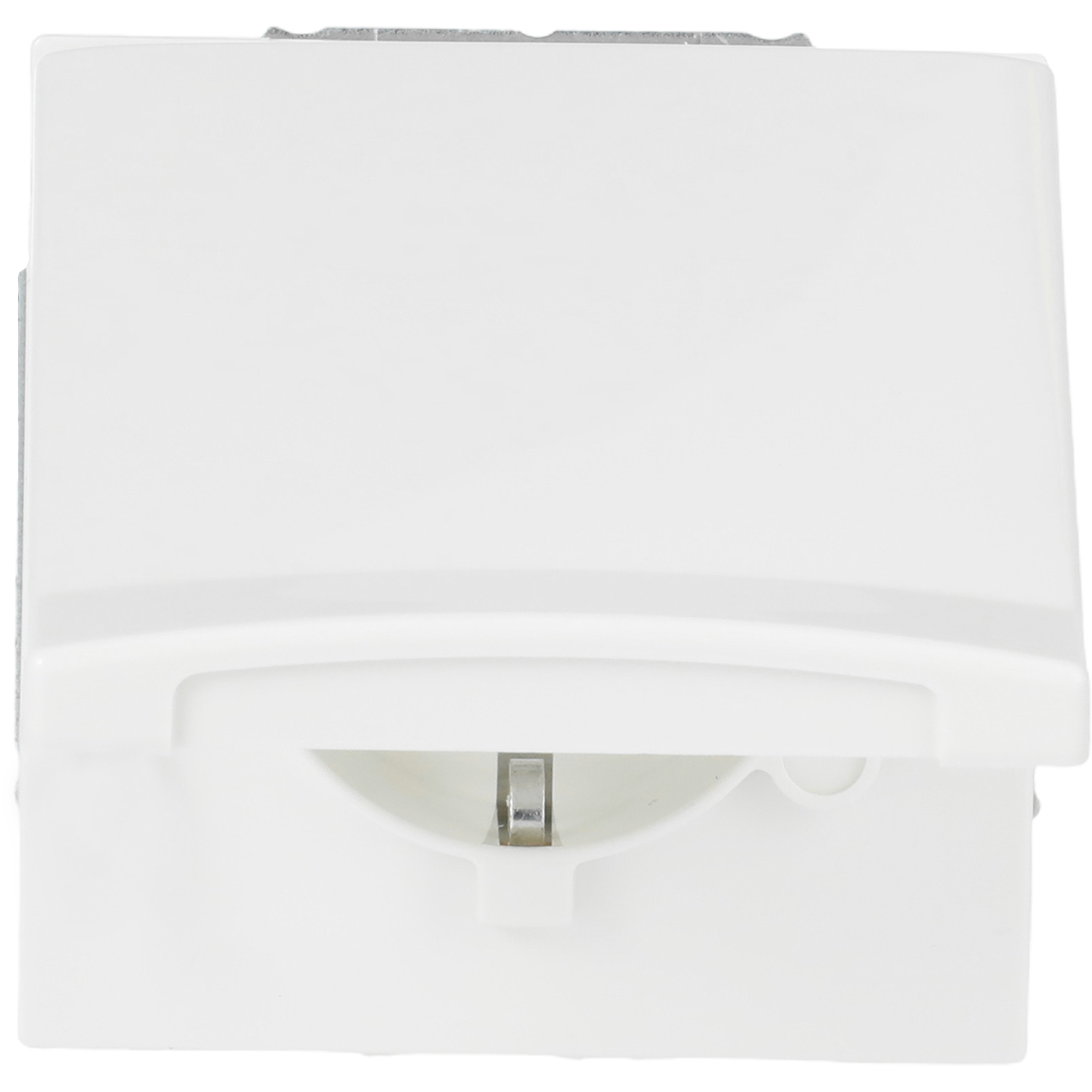 BUSCH JAEGER Allwetter - Steckdosen-Einsatz Klappdeckel - UP *alpinweiss*