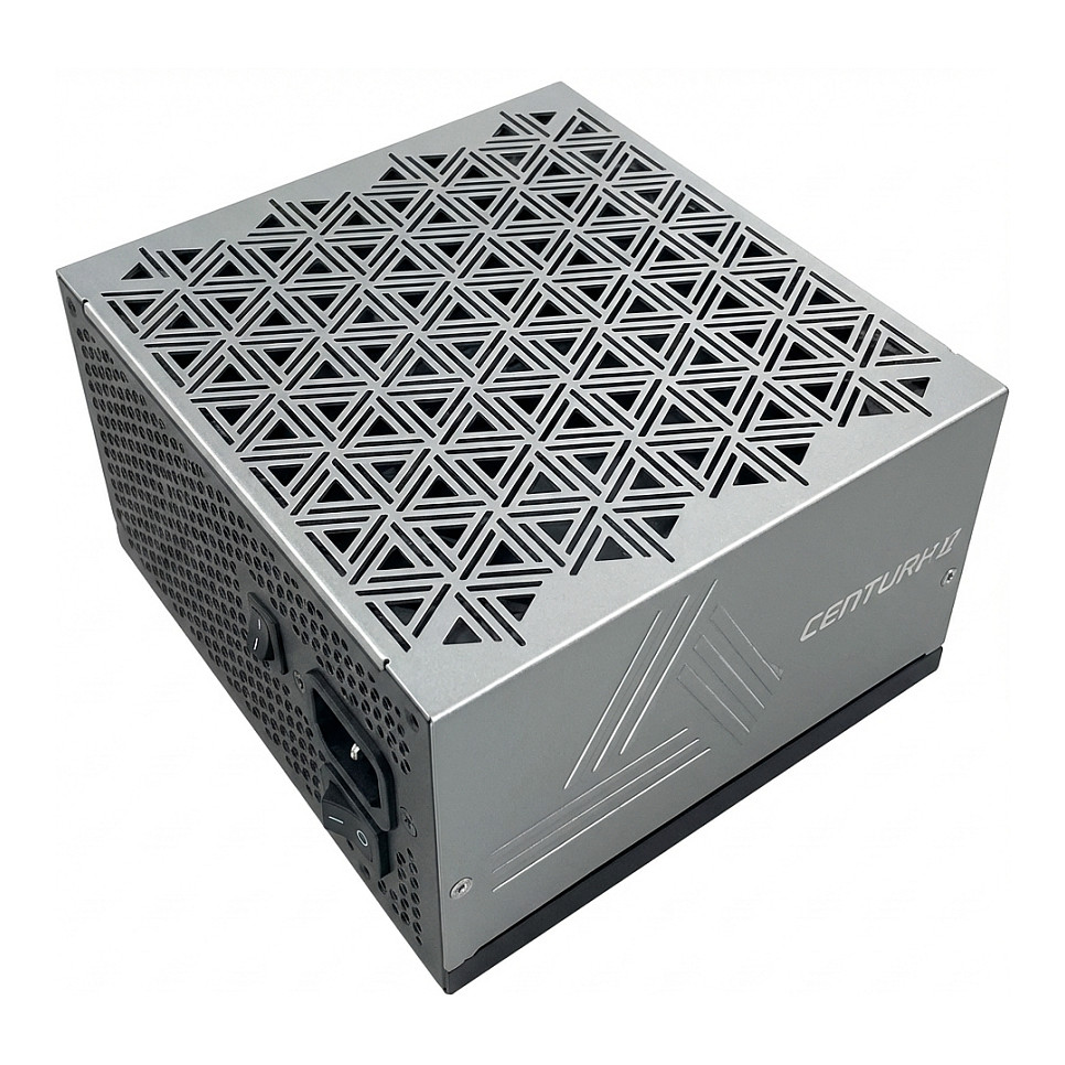 1200W Montech CENTURY II 1200 (silber, 1x 12-Pin High Power GPU, 6x PCIe, Kabelmanagement, 1200 Watt)