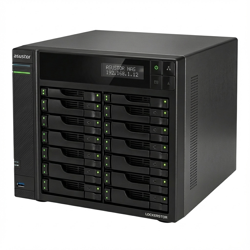 ASUSTOR Lockerstor 12 Pro Gen2 AS7212RDX 12 Bay NAS