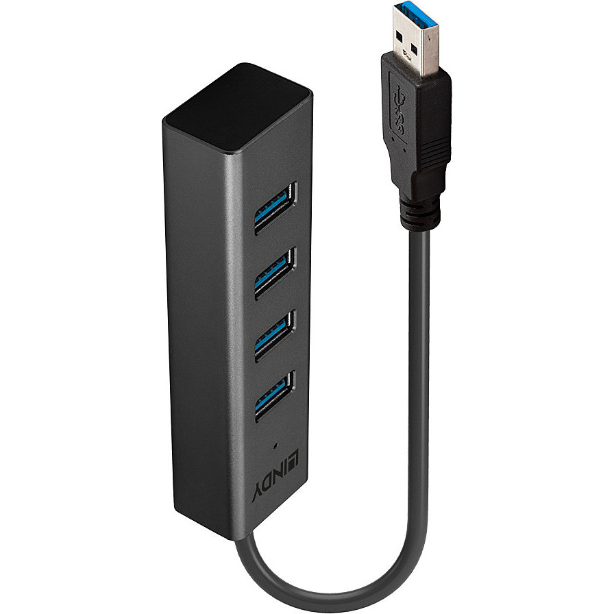 LINDY USB 3.0 Hub 4 Port ohne Netzteil