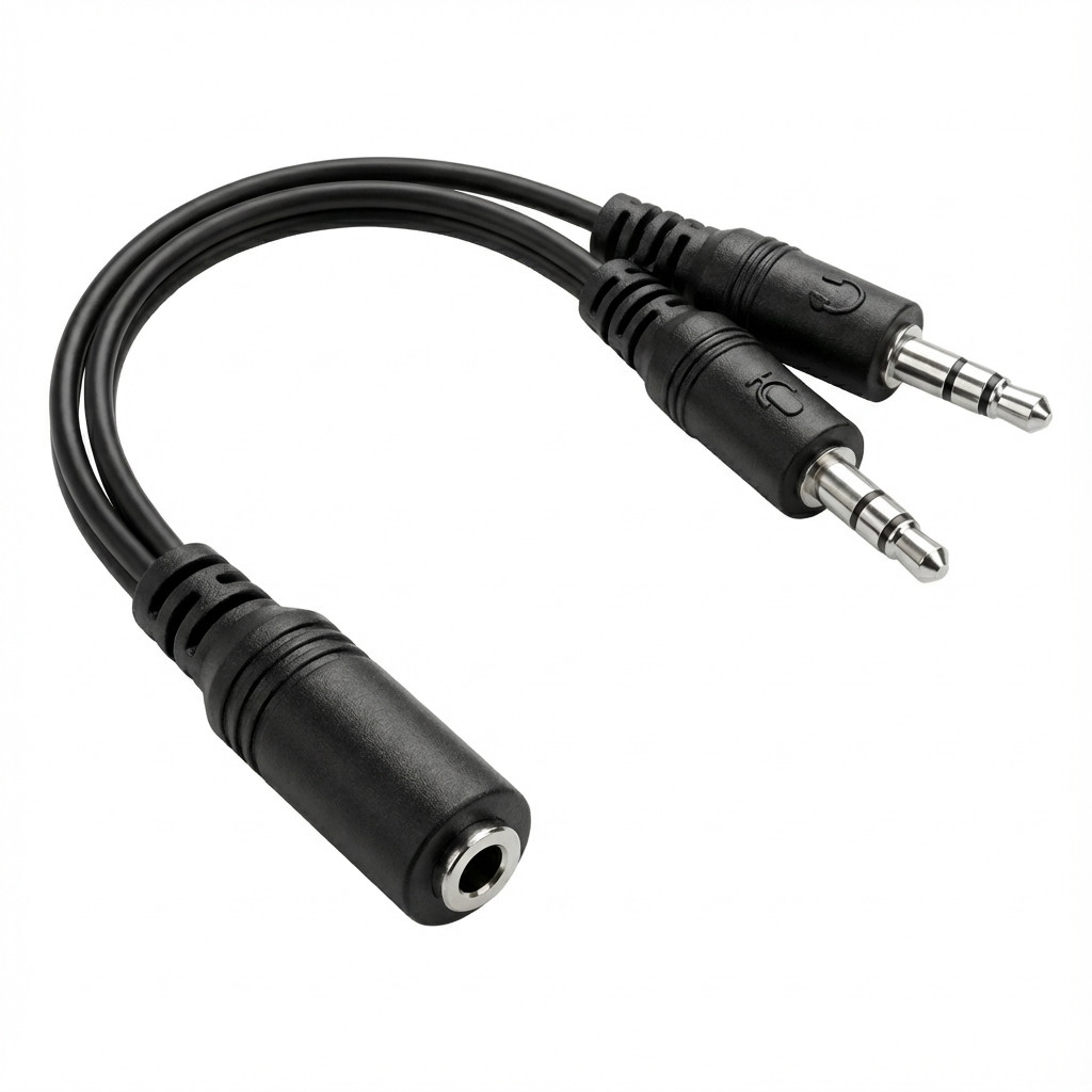 3.5MM 3 PIN HEADSET SPLITTER