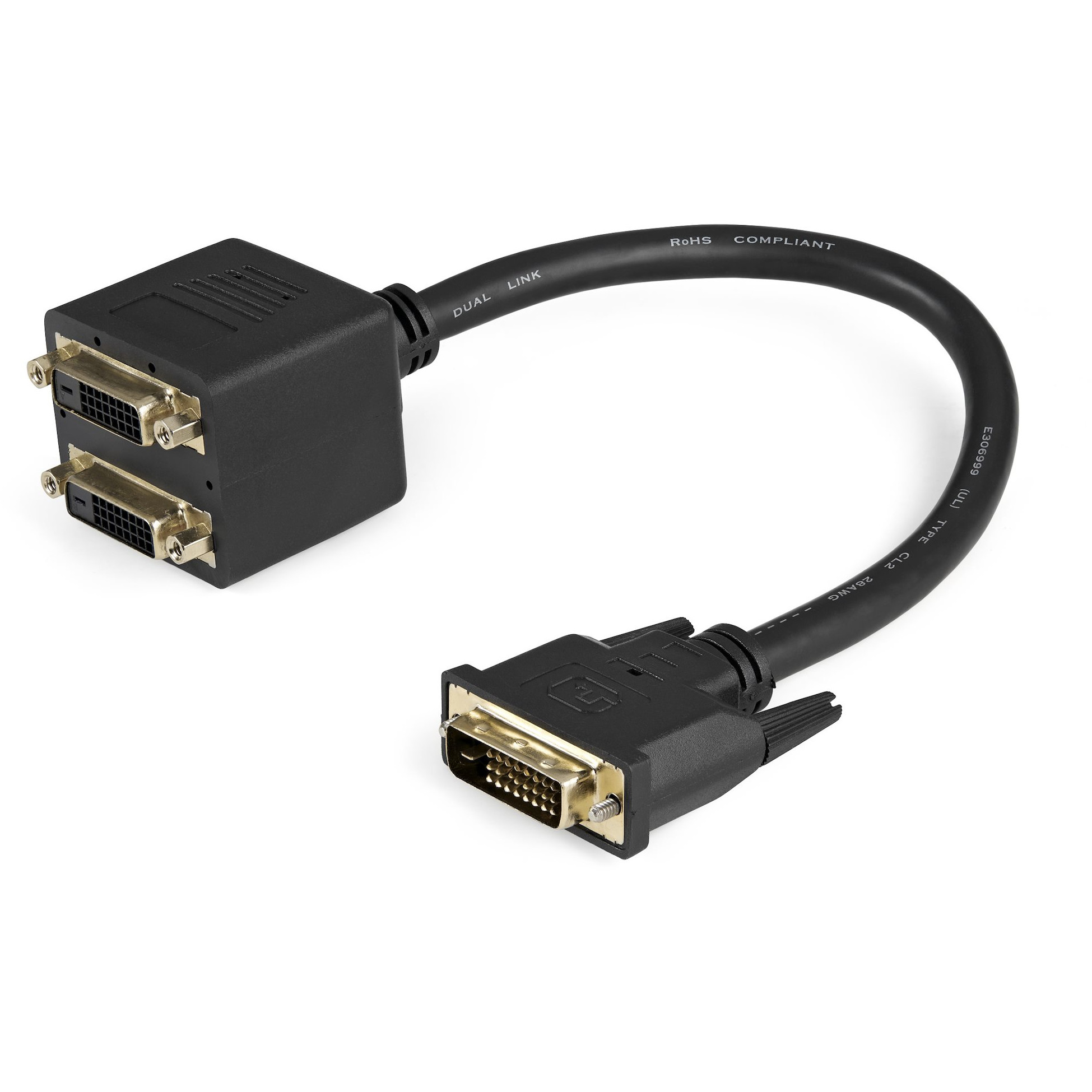 1FT DVI-D VIDEO SPLITTER CABLE