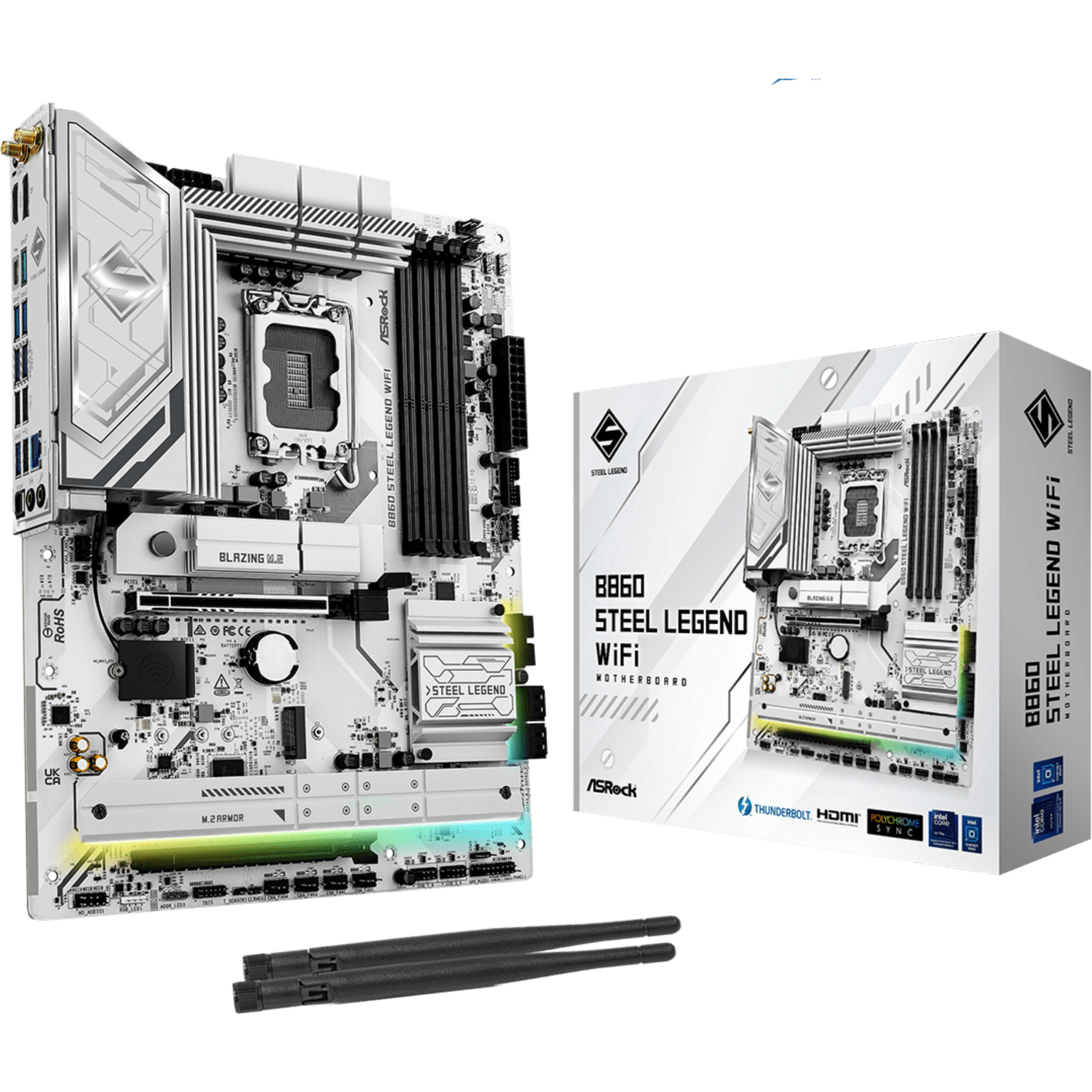 ASRock B860 Steel Legend WiFi 1851 ATX HDMI/DP DDR5