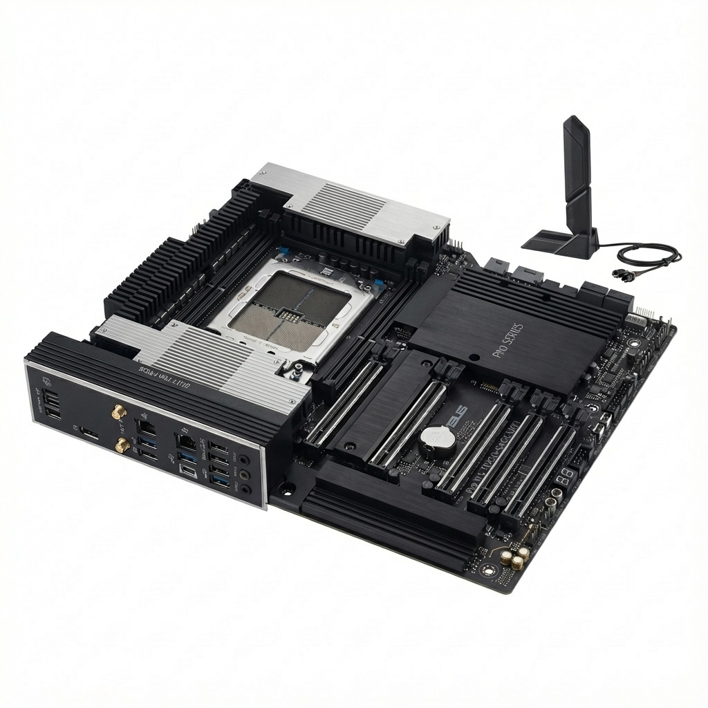 Asrock Mainboard TRX50 WS E-ATX Sockel sTR5 Retail