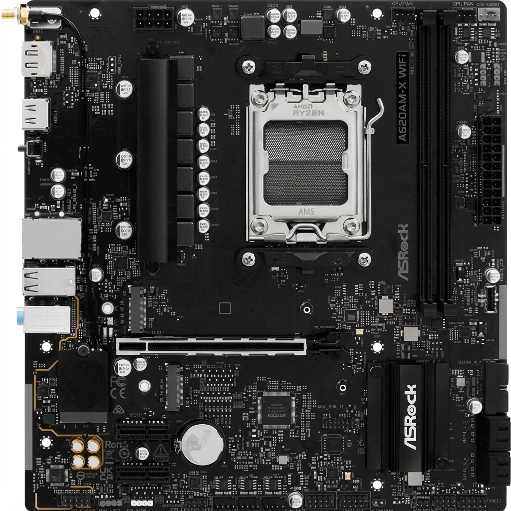 ASRock A620AM Pro-A WiFi AM5 mATX HDMI DDR5