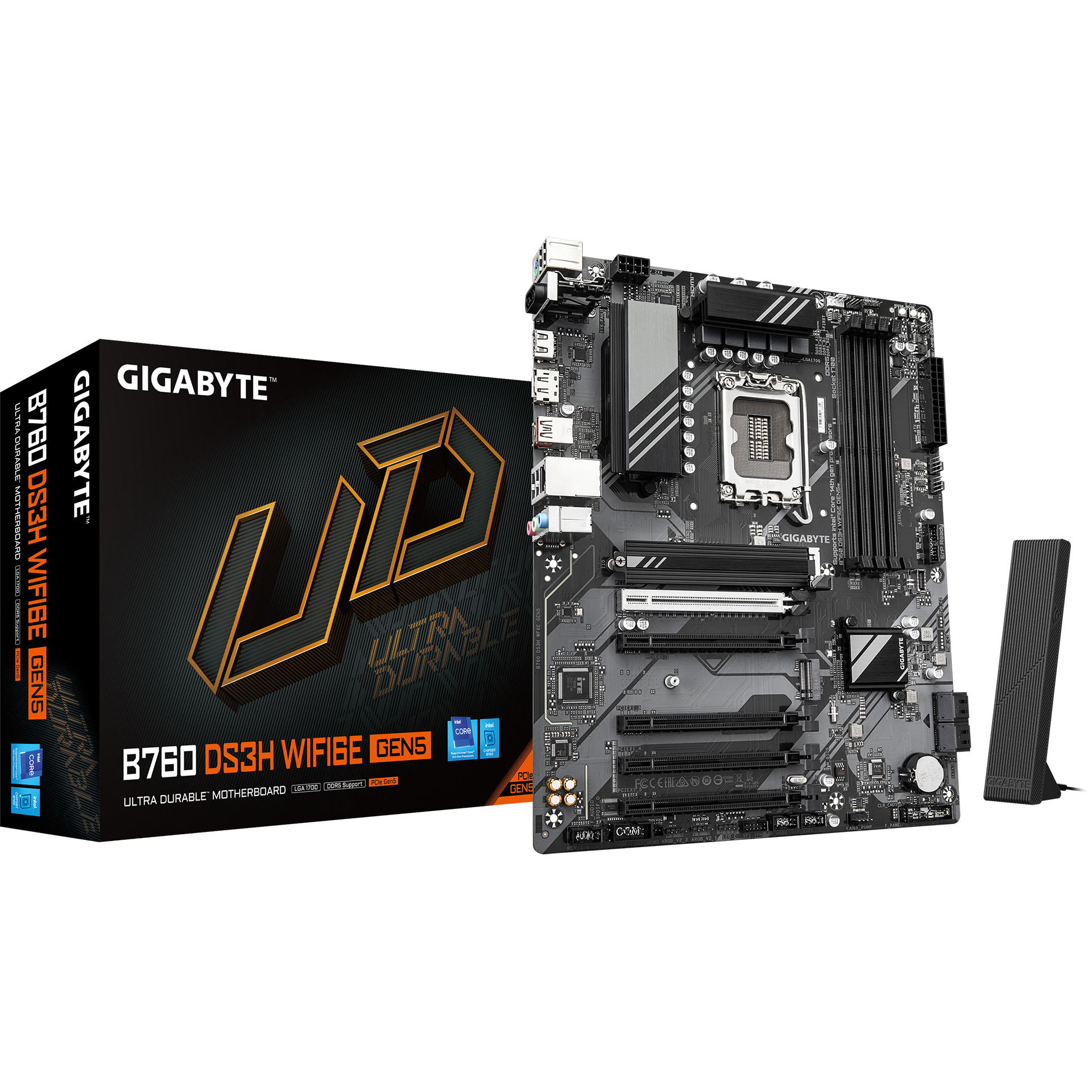 Gigabyte B760 DS3H WiFi6E GEN5 (B760,S1700,ATX,