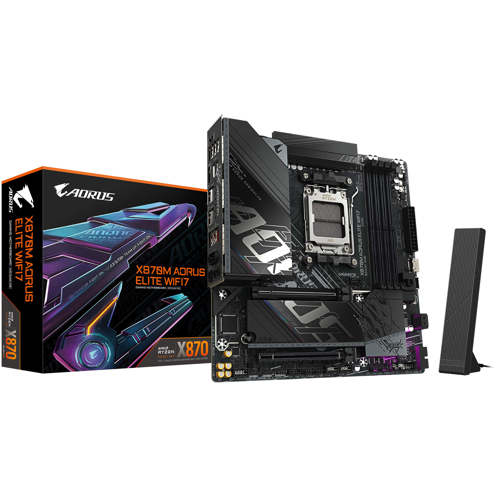 Gigabyte X870M AORUS ELITE WIFI7 (X870,AM5,ATX,DDR