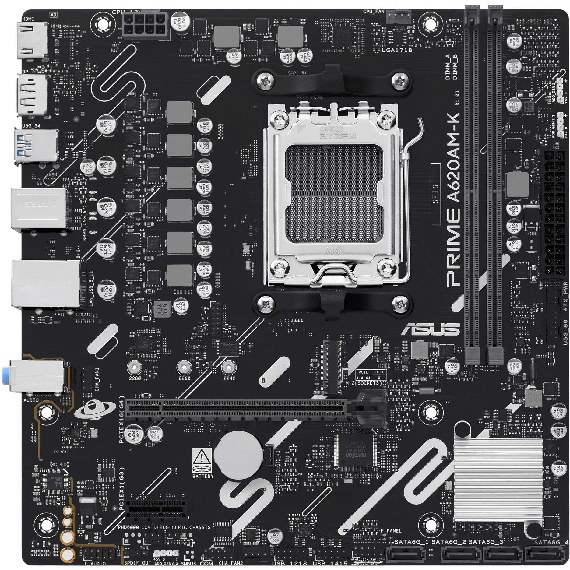 MB ASUS PRIME A620AM-K