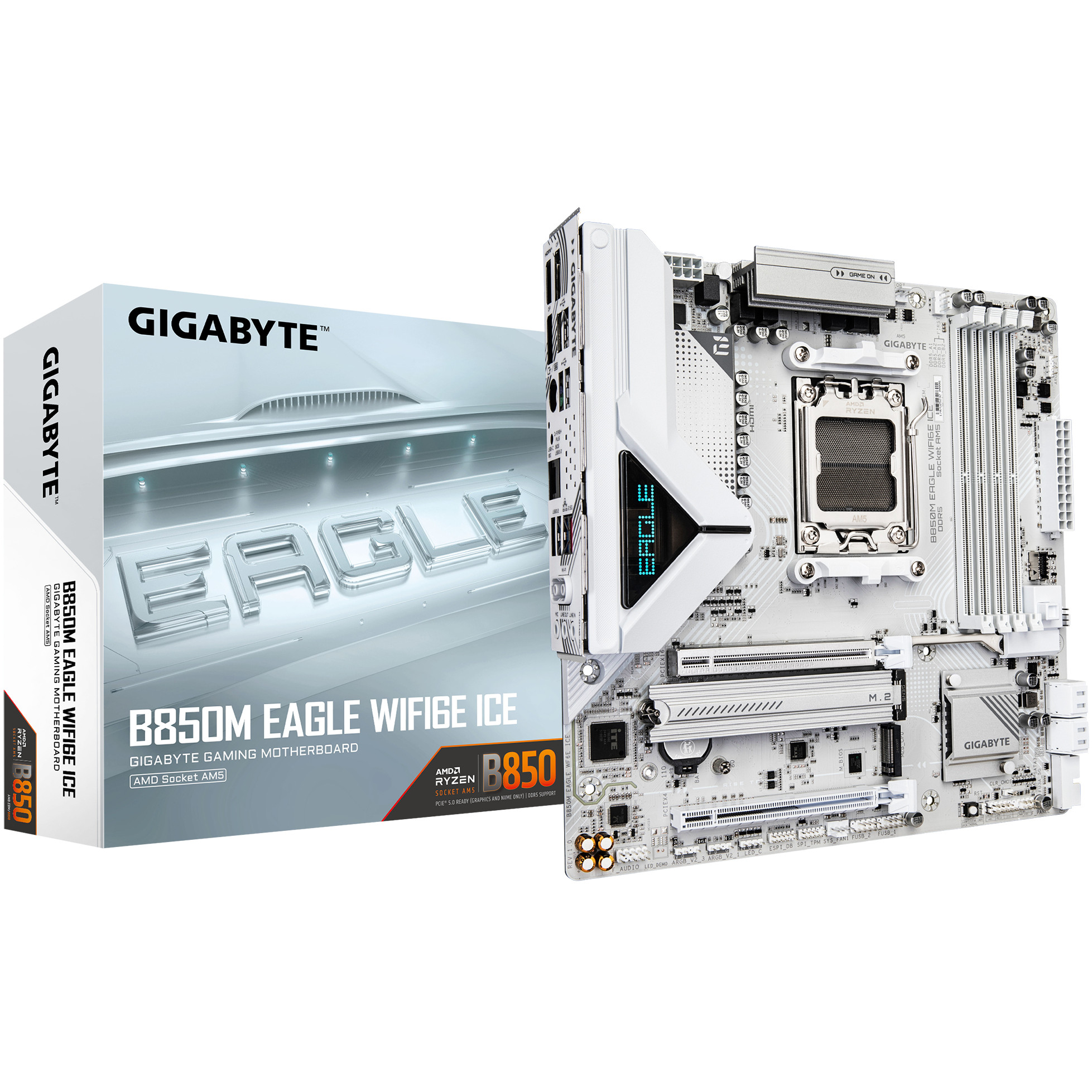 B850M Eagle WiFi6E ICE (B850,AM5,mATX,DDR5)