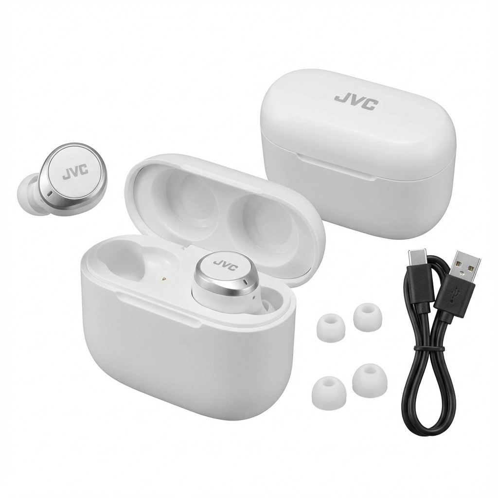 JVC HA-A30T-W-U weiss Kopfhörer In Ear klein und leicht TWS ANC