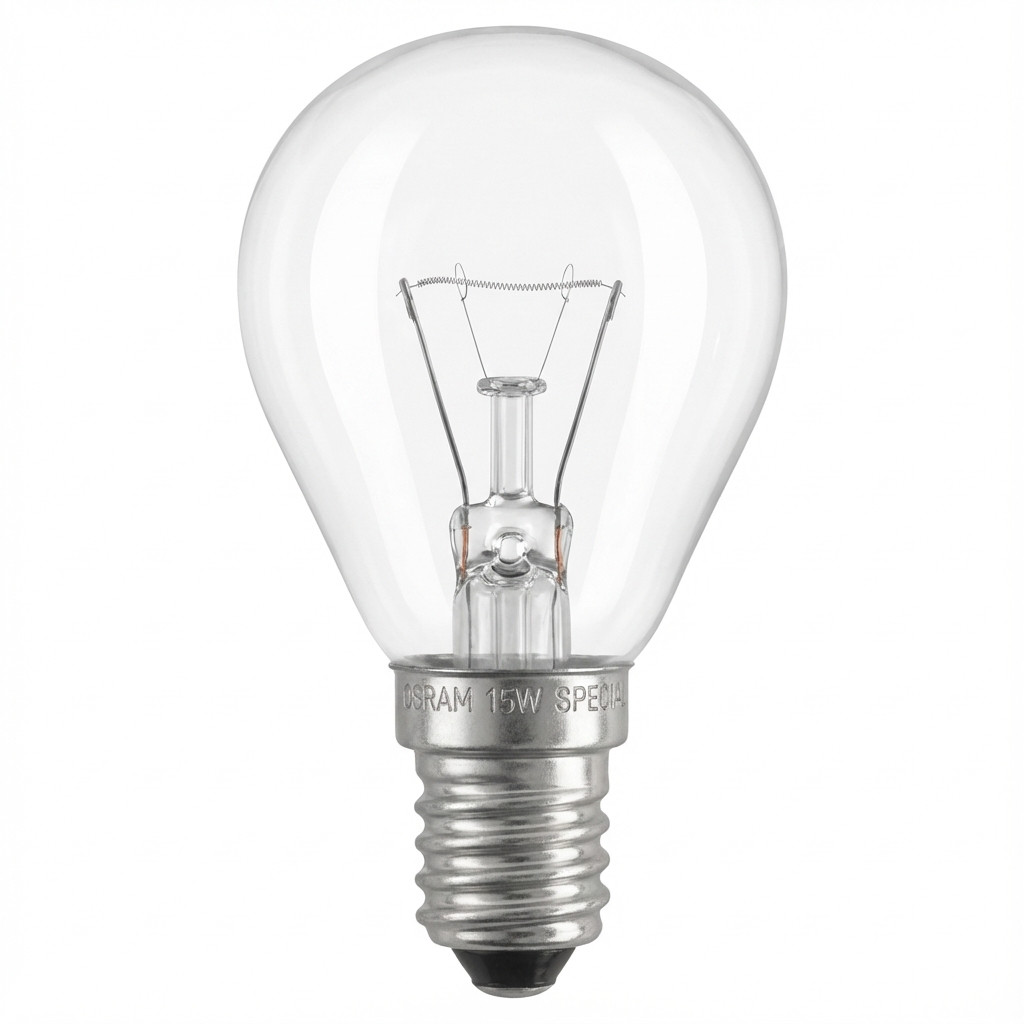 Osram Backofenlampe 15W E14 300° Birnform klar Bfm