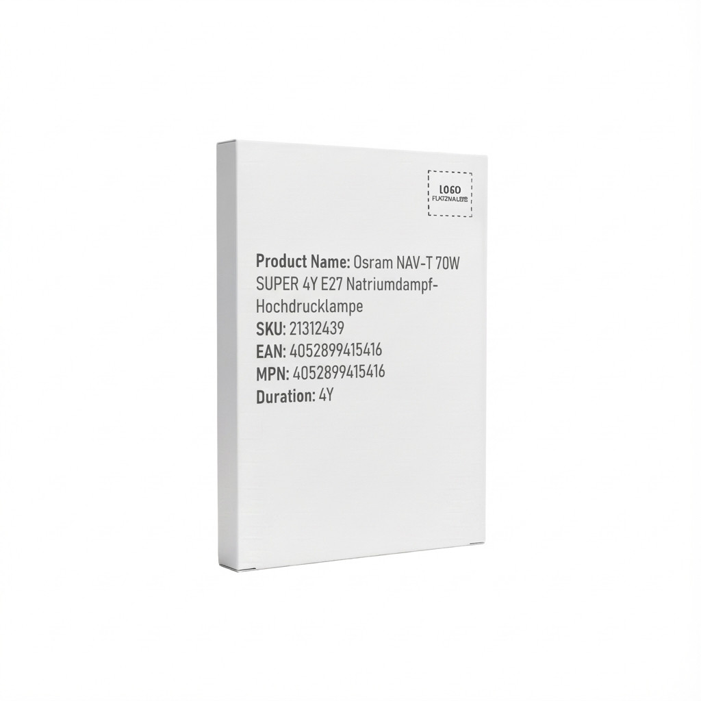 Osram NAV-T 70W SUPER 4Y E27 Natriumdampf-Hochdrucklampe