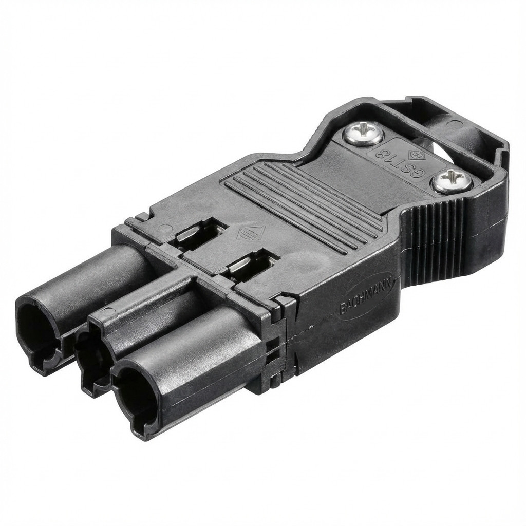 BACHMANN Gertestecker GST18/3 schwarz