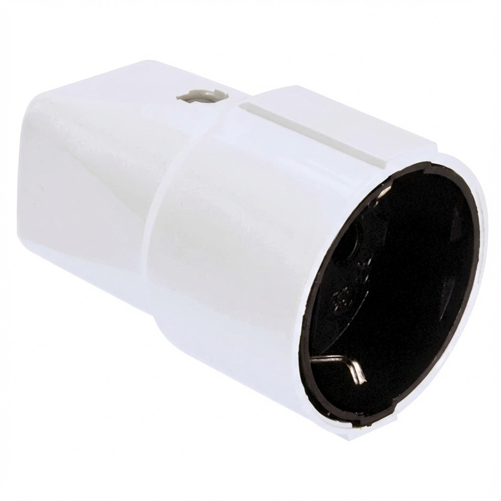 BACHMANN Schutzkontaktkupplung zentral weiss