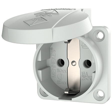 Mennekes 11010 Anbausteckdose IP54 16A grau