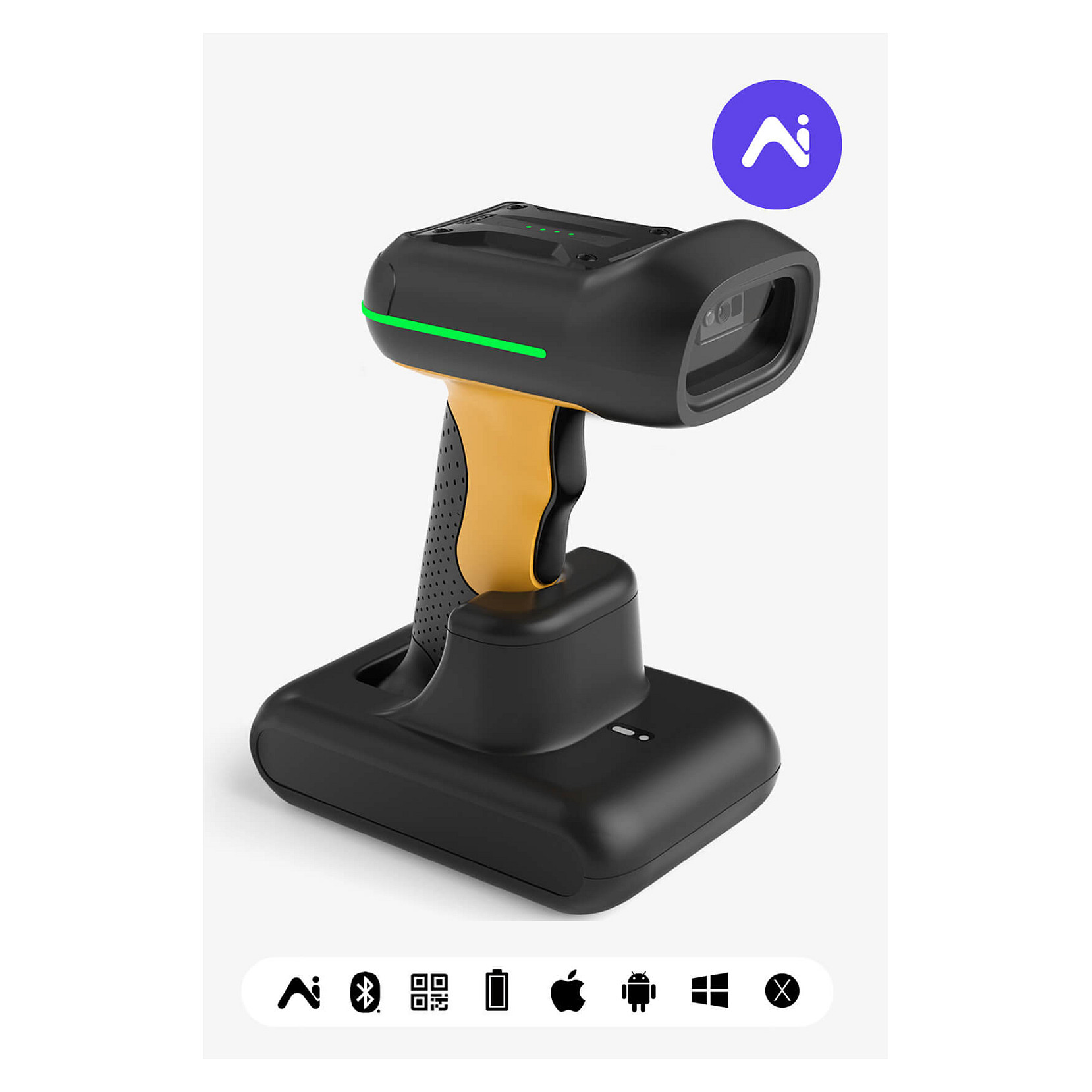 inateck Barcodescanner 75S black [BCST-75S_black]