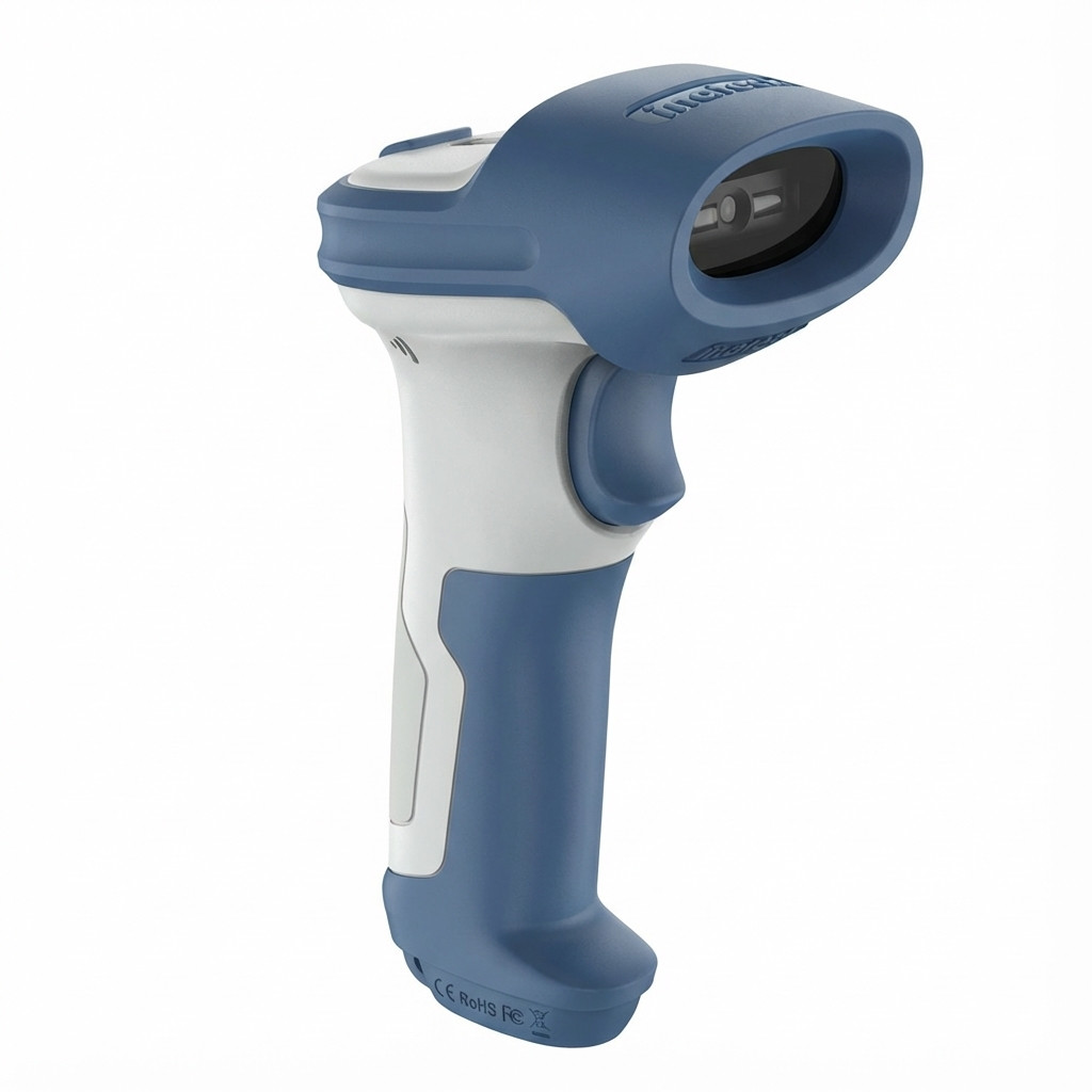 inateck Barcodescanner 73 white blue [BCST-73_white blue]