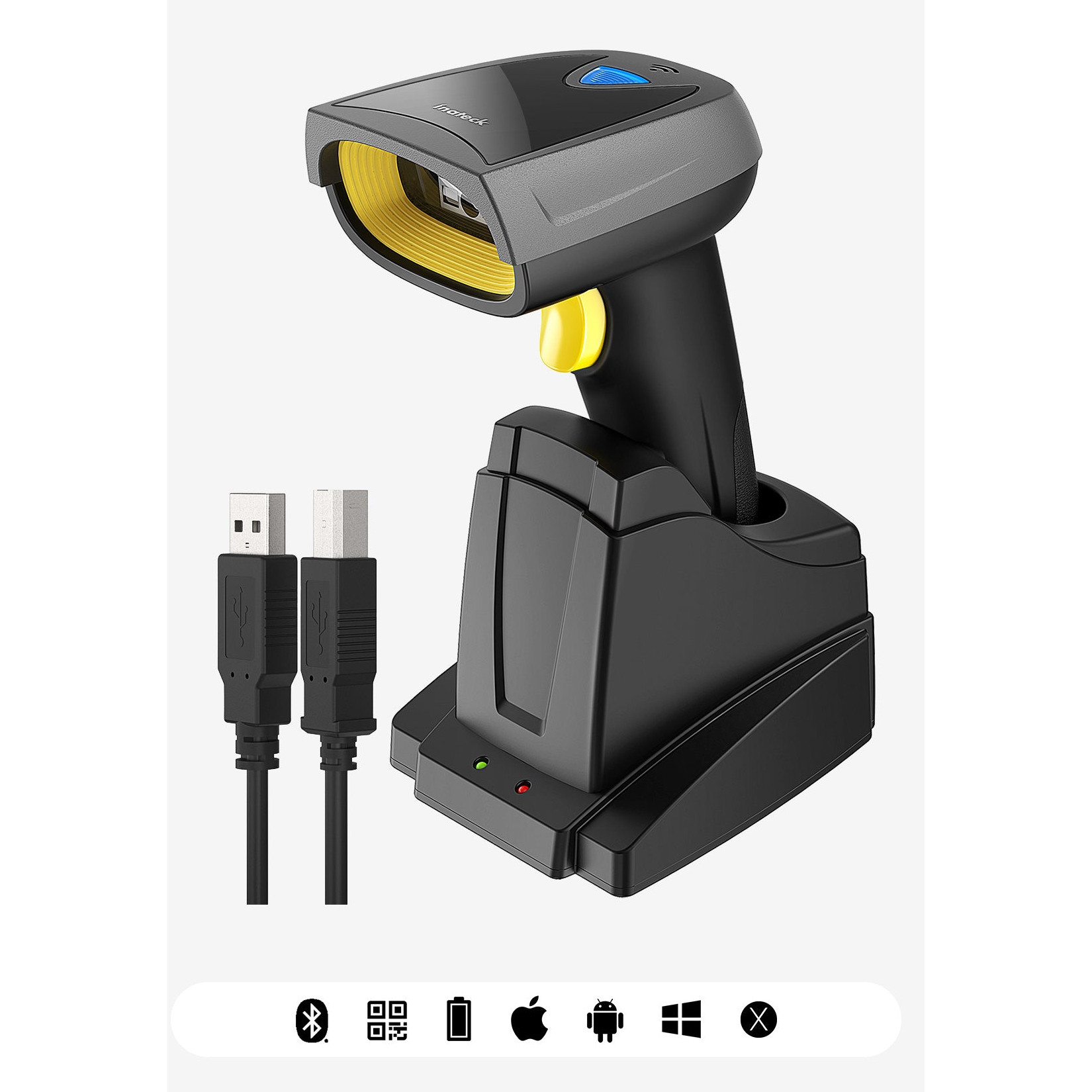 inateck Barcodescanner 52 black [BCST-52_black]
