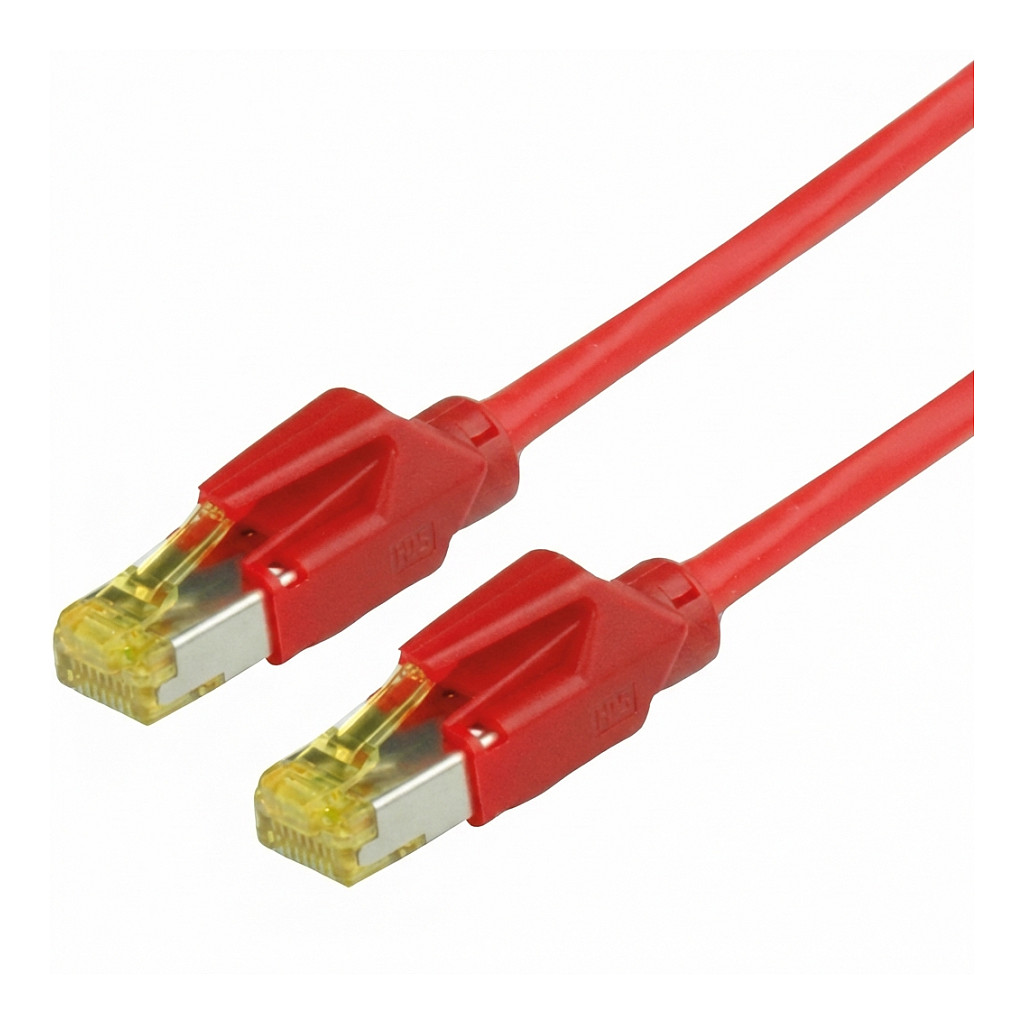 DRAKA Patchkabel Cat.6A (Class EA) S/FTP, UC900 TM31, LSOH, rot, 5 m