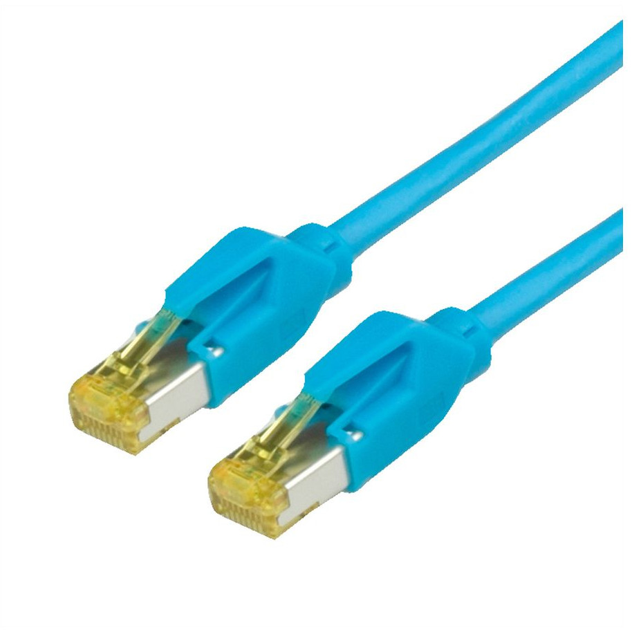 DRAKA Patchkabel Cat.6A (Class EA) S/FTP, UC900 TM31, LSOH, blau, 5 m