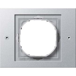 GIRA 021165 Rahmen 1f Farbe alu TX44 (WG UP)