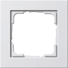 GIRA 021129 Rahmen 1f reinweiß E2 1-fach E2