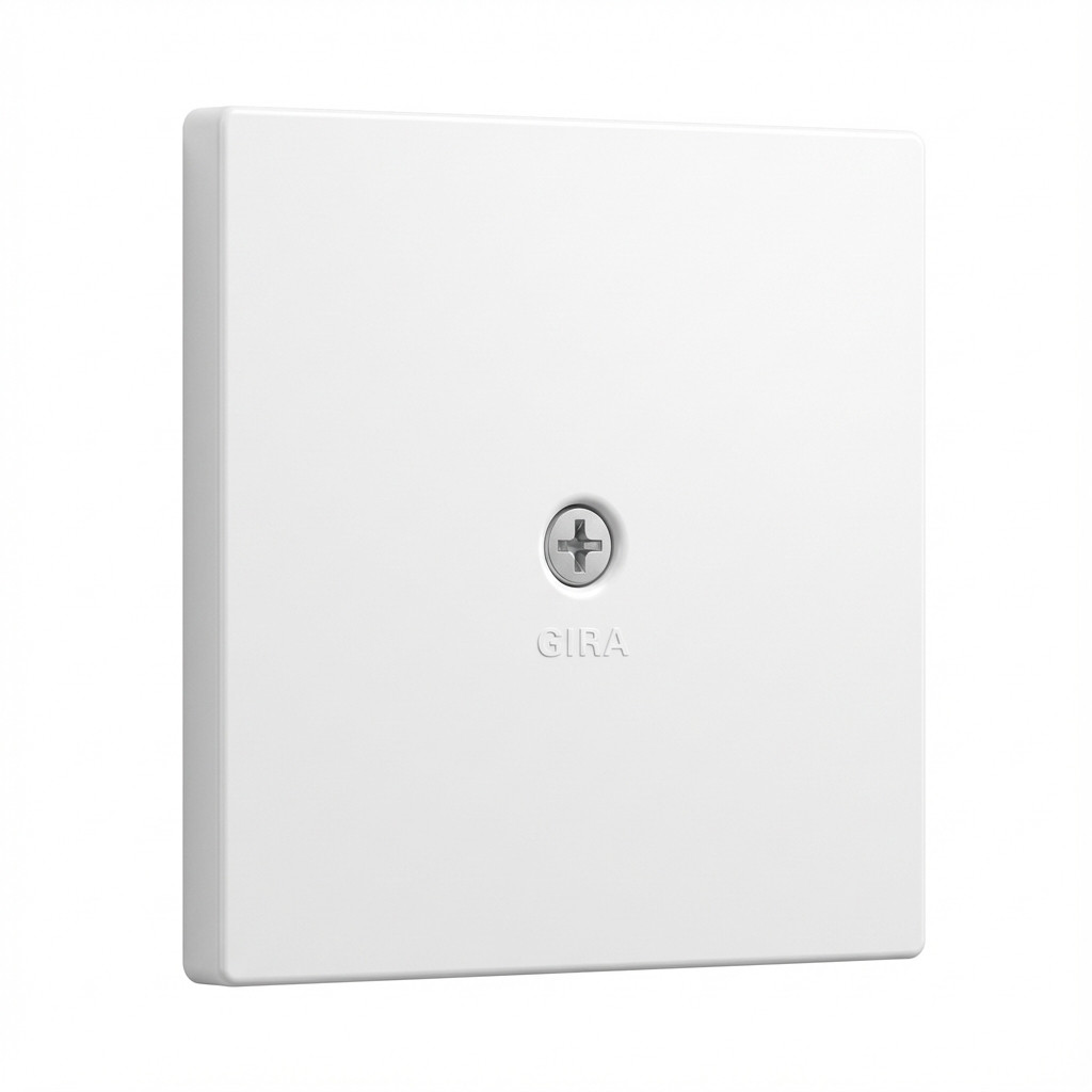 GIRA 027403 Abdeckung Schnurableit.+VDo System 55 reinweiß