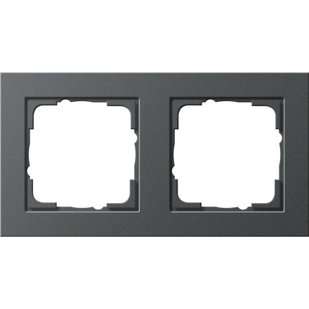 GIRA 021223 Rahmen 2f anthrazit E2 2-fach E2