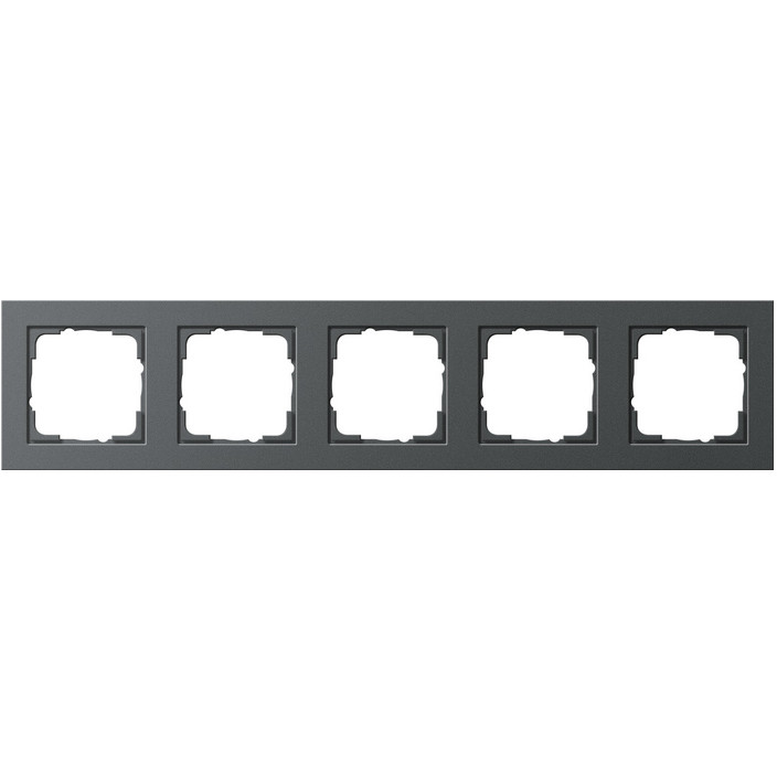 GIRA 021523 Rahmen 5f anthrazit E2 5-fach E2