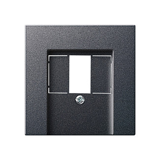 GIRA 027628 Abdeckung TAE+Stereo+USB System 55 anthrazit