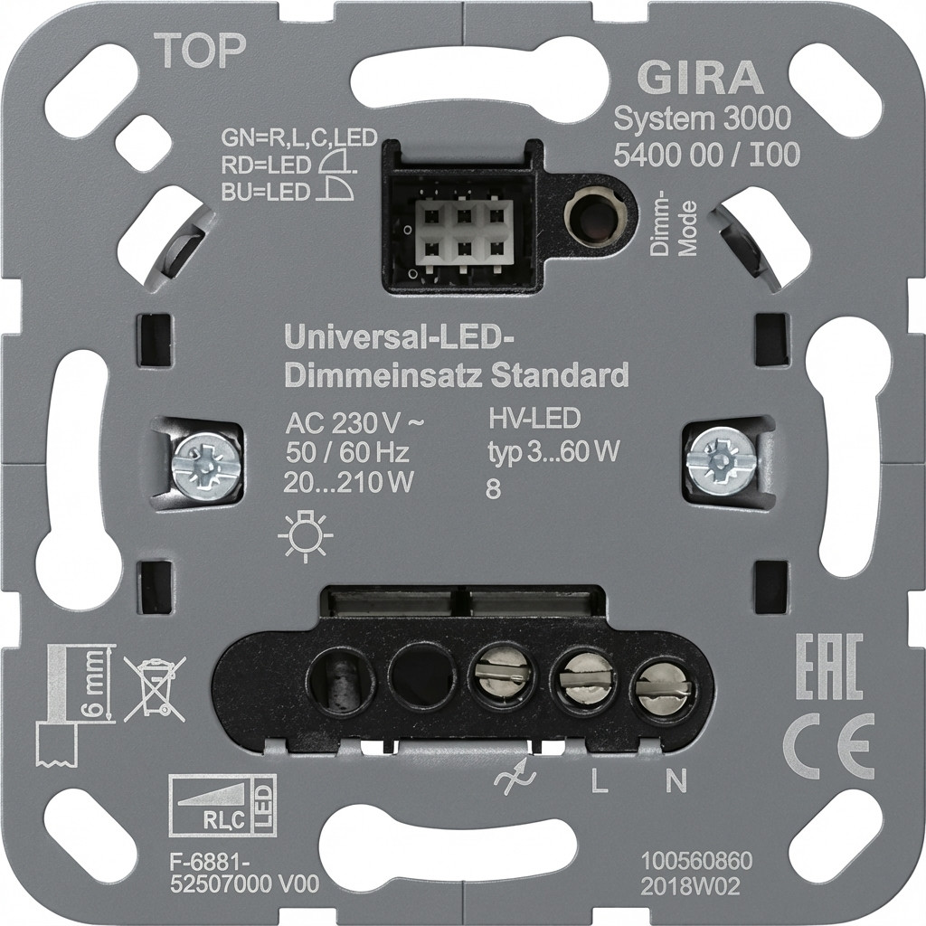 GIRA 540000 S3000 Uni-LED-Dimmeins. Std Einsatz