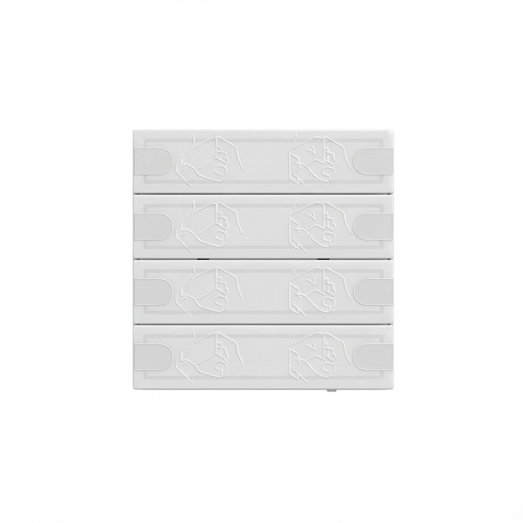 GIRA 5004003 KNX Tastsens.4 Komfort 4f TS4 Weiß