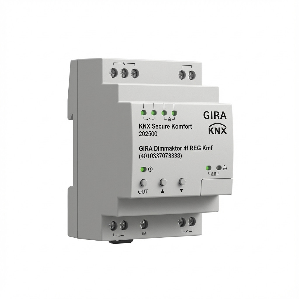 GIRA 202500 Dimmaktor 4f REG Kmf KNX Secure