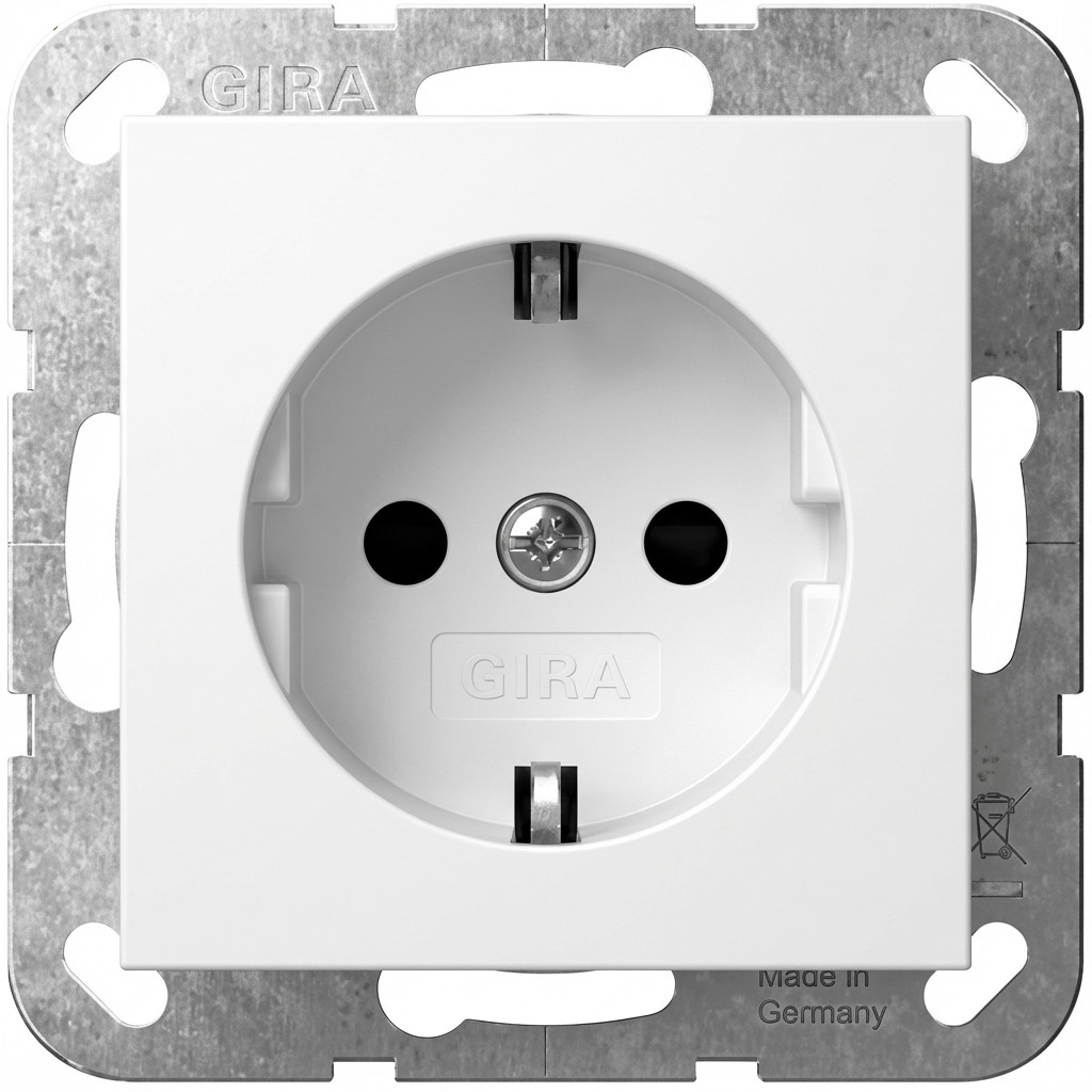 GIRA 445327 SCHUKO SH System 55 Reinweiß m