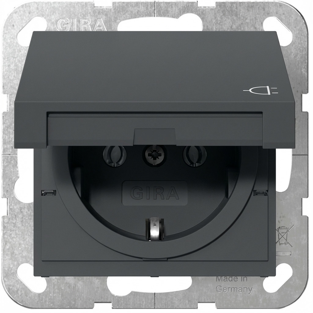 GIRA 445428 SCHUKO KD System 55 Anthrazit