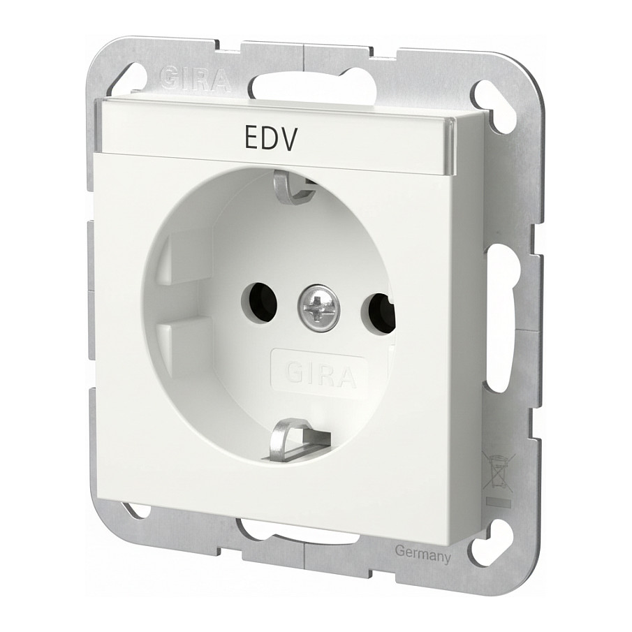 GIRA 446203 SCHUKO BSF + SH System 55 Reinweiß