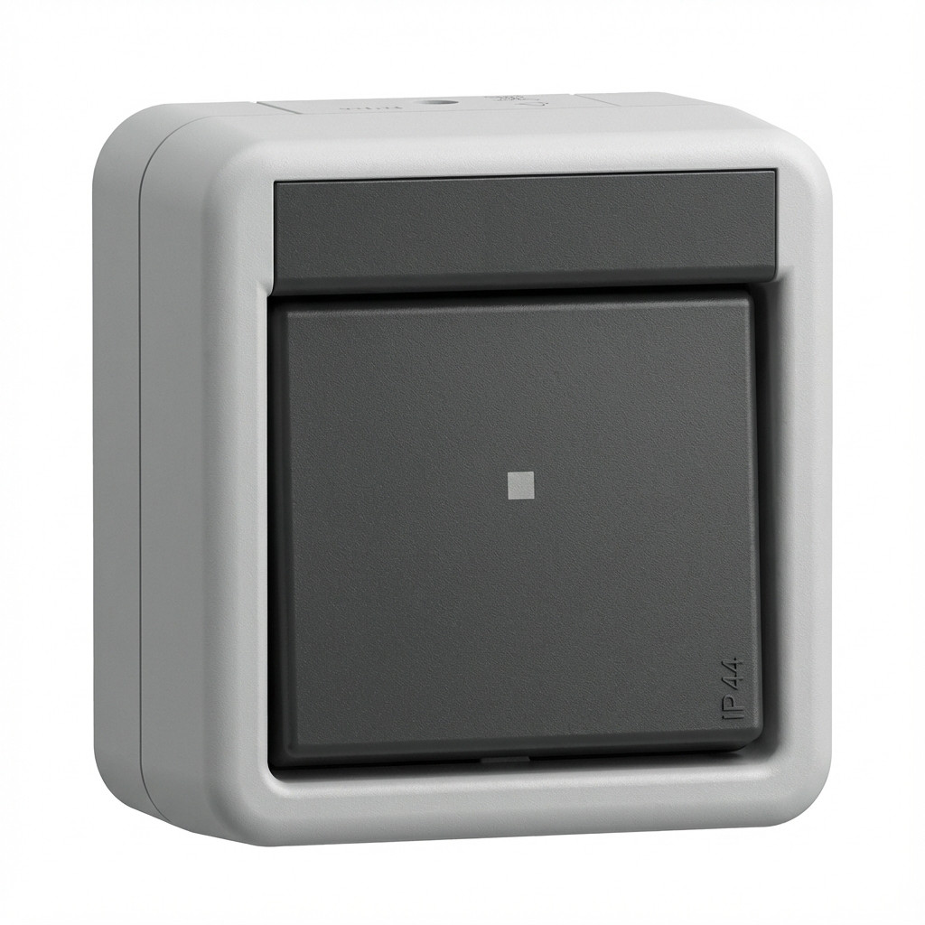 GIRA 310630 Wippschalter AusWe WG AP Grau