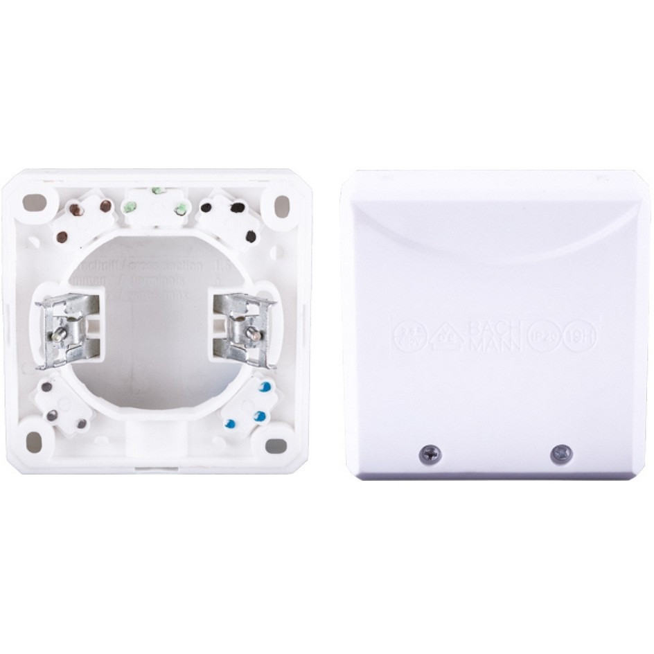 BACHMANN Herdanschlussdose AP/UP weiss 16A/400V 0,75 - 2,5mm