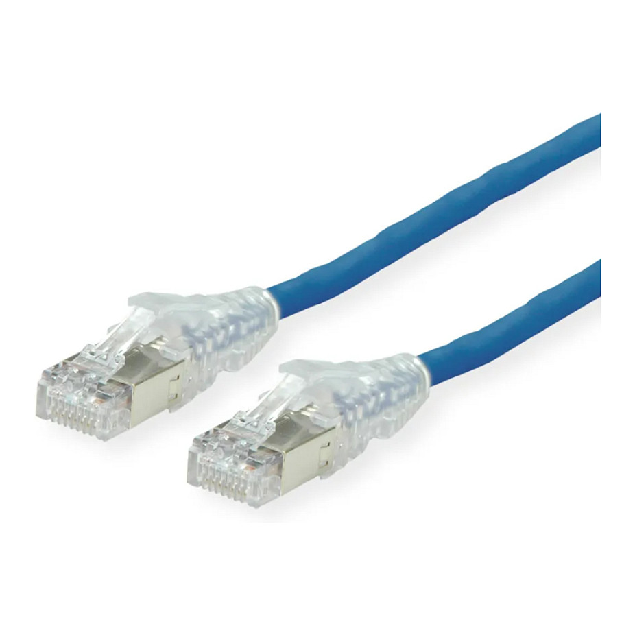 DTWYLER Patchkabel Cat.6A (Class EA) S/FTP, CU 7702 flex LSOH, AMP v2, blau, 2 m