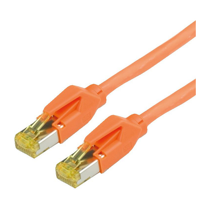 DRAKA Patchkabel Cat.6A (Class EA) S/FTP, UC900 TM31, LSOH, orange, 2 m