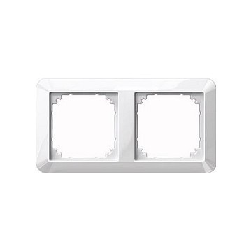 MERTEN 389219 Rahmen 2-fach pws brilliant 1-M