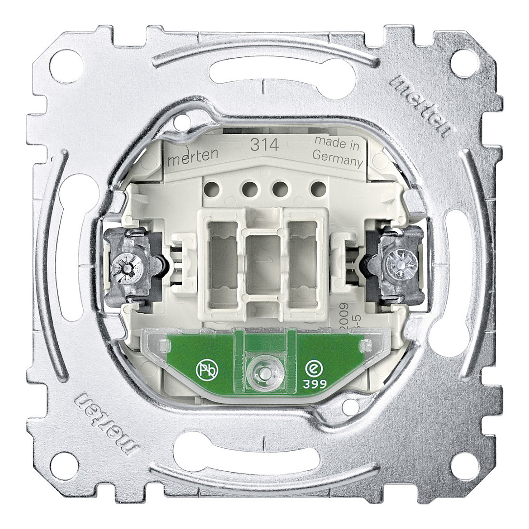MERTEN MEG3160-0000 Taster Einsatz mit Orientierungslicht Schli
