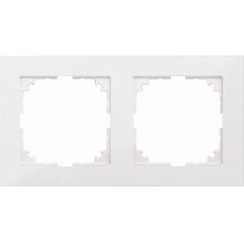 MERTEN MEG4020-3619 M-Pure-Rahmen. 2fach. polarweiß