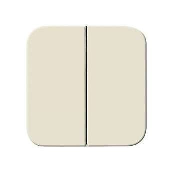 BUSCH JAEGER BJ 2505-212 Abdeckung f.Serien/Wechsel- Schalter.D-Taster Busch-Duro 2000 SI ws