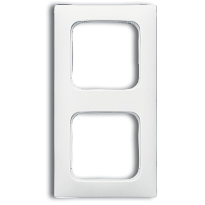 BUSCH JAEGER BJ 2512-214K-102 Rahmen 2f linear 102 Reflex SI alpinweiß