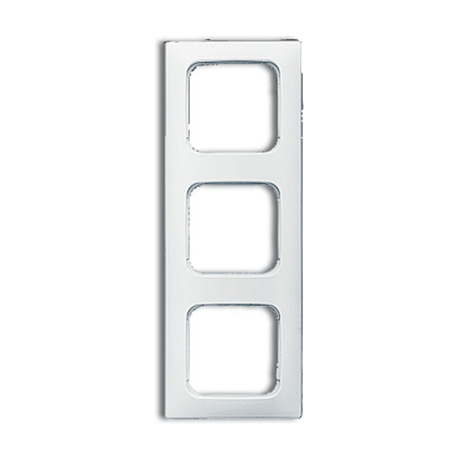 BUSCH JAEGER BJ 2513-214K-102 Rahmen 3f linear 102 Reflex SI alpinweiß