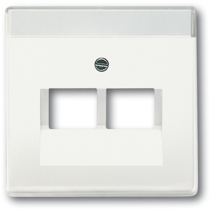 BUSCH JAEGER BJ 1803-02-884 Abdeck.f.UAE-Anschluss- Dosen 2f future linear studioweiß