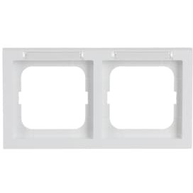 BUSCH JAEGER BJ 1732-184 NSK Rahmen 2f waagerecht Sichtfenster future linear studioweiß